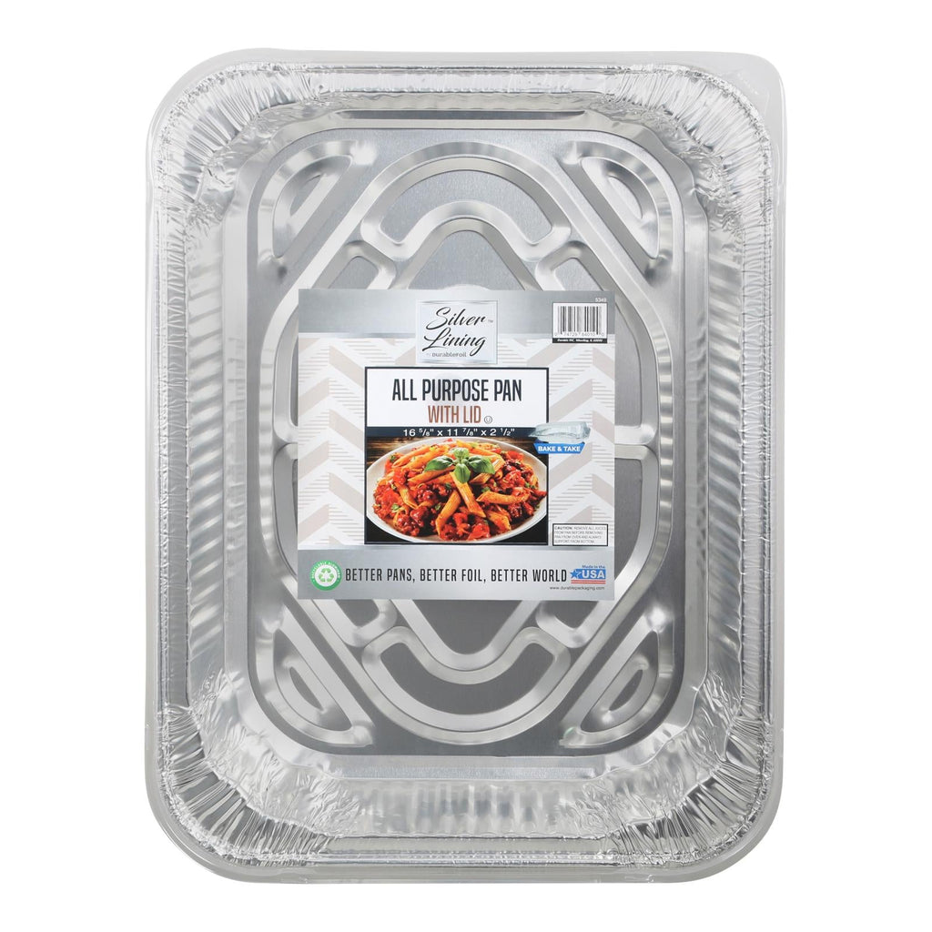Durable Foil All Purpose Aluminum Pan Lid (Case of 12)