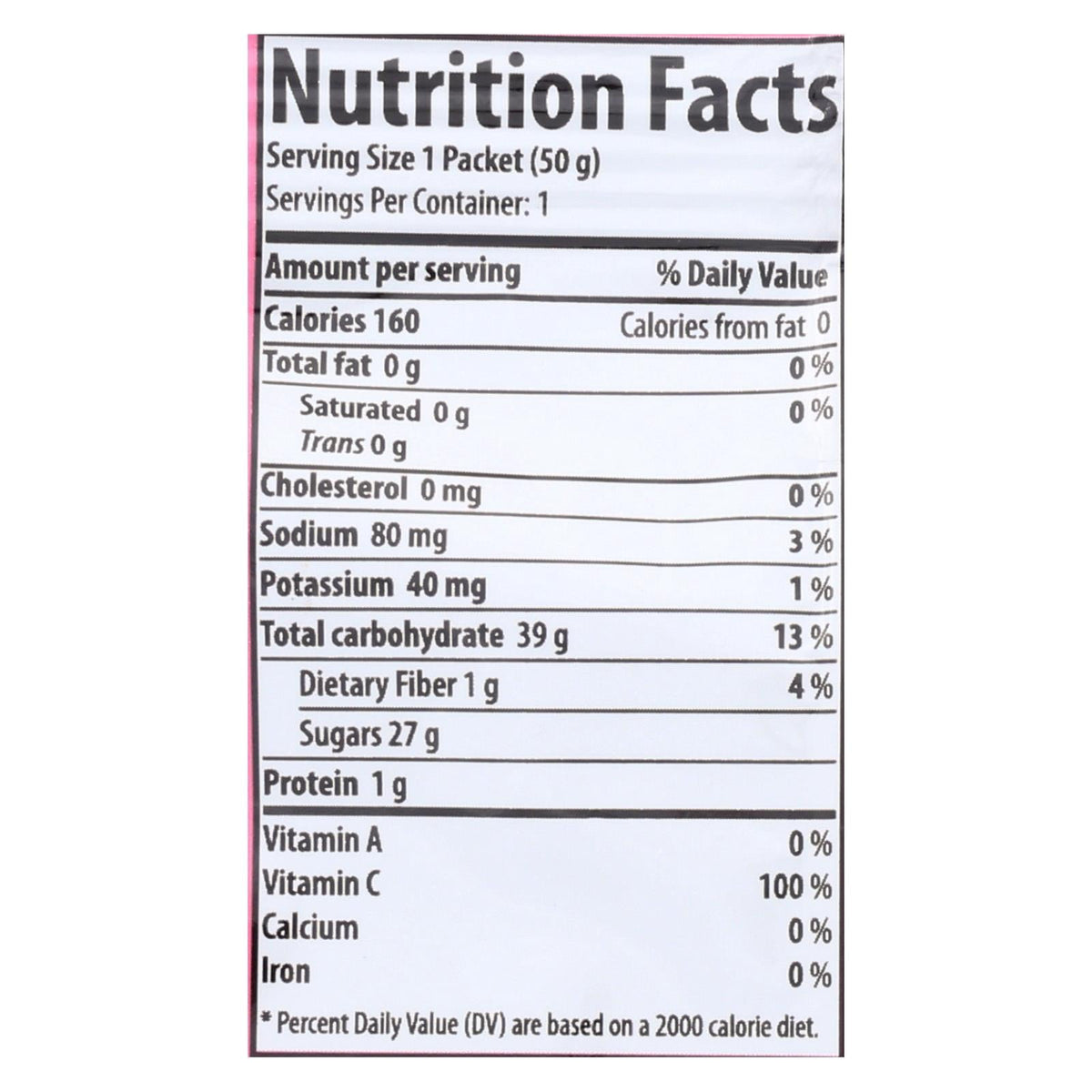 Honey Stinger Pink Lemonade Energy Chews, 1.8 oz (Case of 12)
