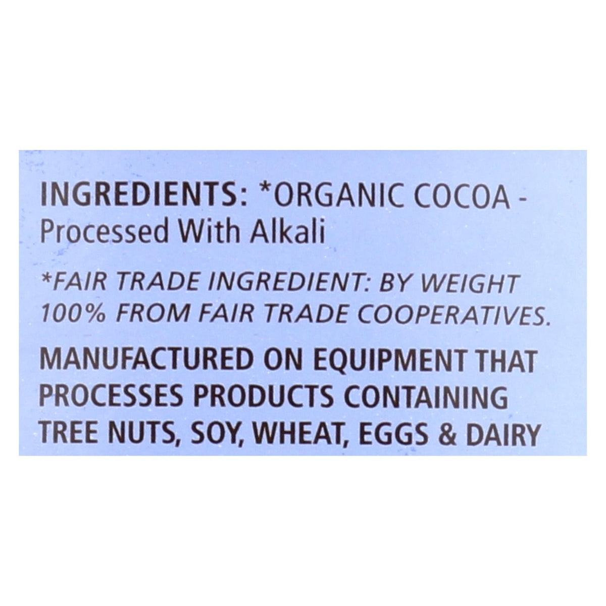 Equal Exchange Organic Baking Cocoa, 8 oz (Case of 6)