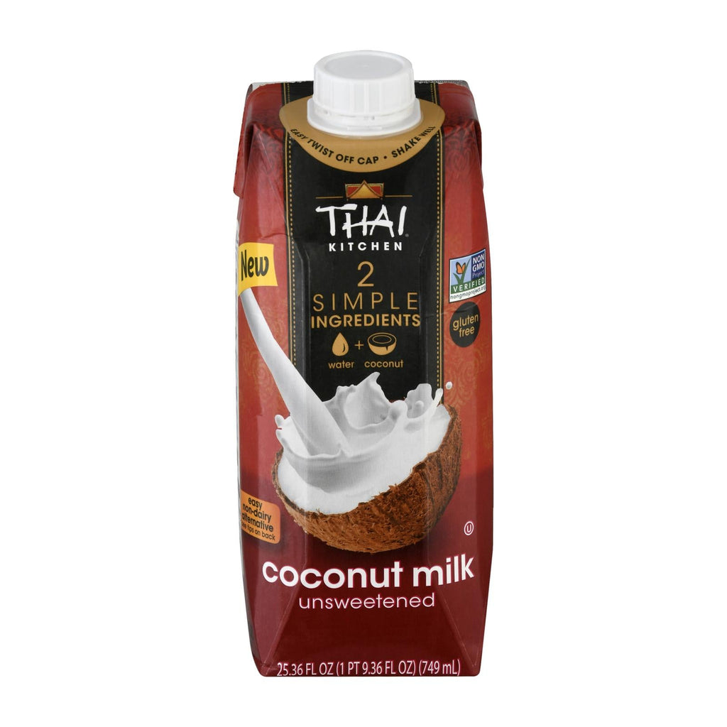 Thai Kitchen Unsweetened Coconut Milk, 25.36 fl oz (Case of 6)