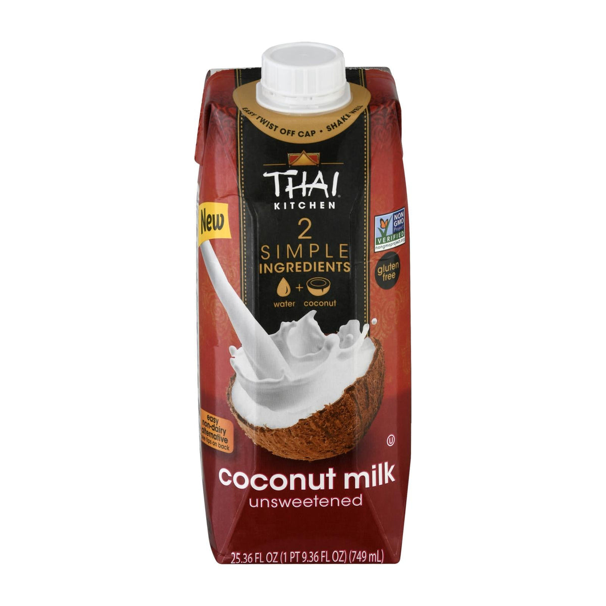 Thai Kitchen Unsweetened Coconut Milk, 25.36 fl oz (Case of 6)