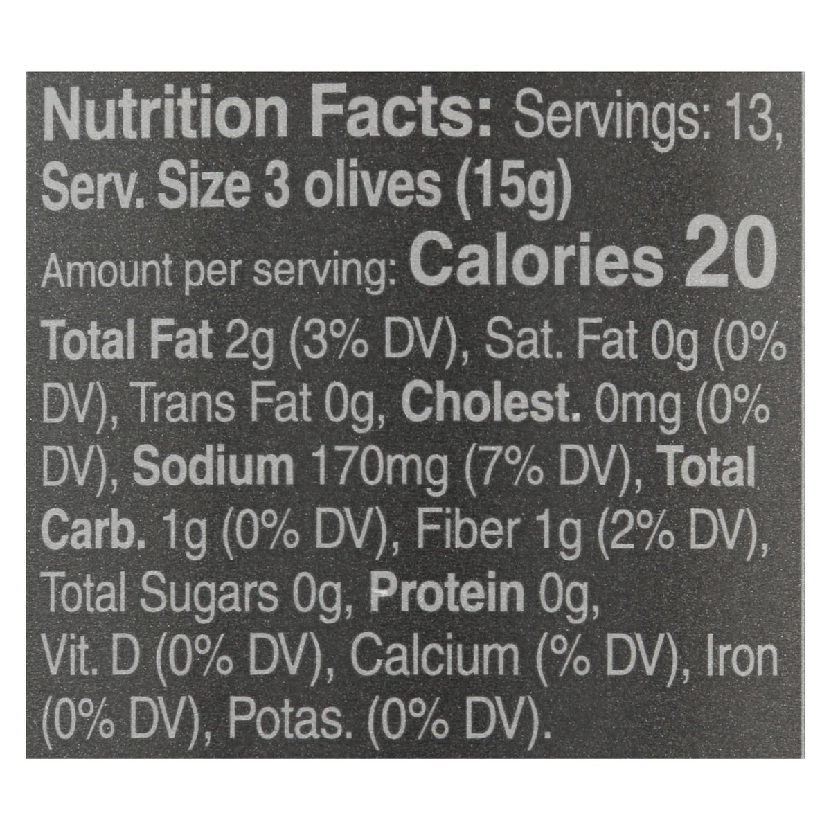 Mina Green Olives (Pack of 6 - 12.5 Oz.)