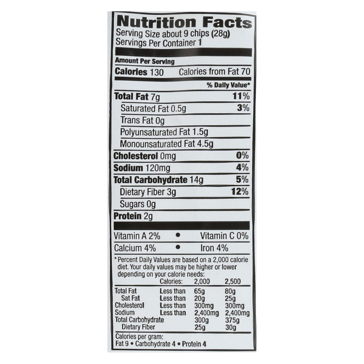 Way Better Snacks Sweet Chili Tortilla Chips, 1 oz (Case of 12)