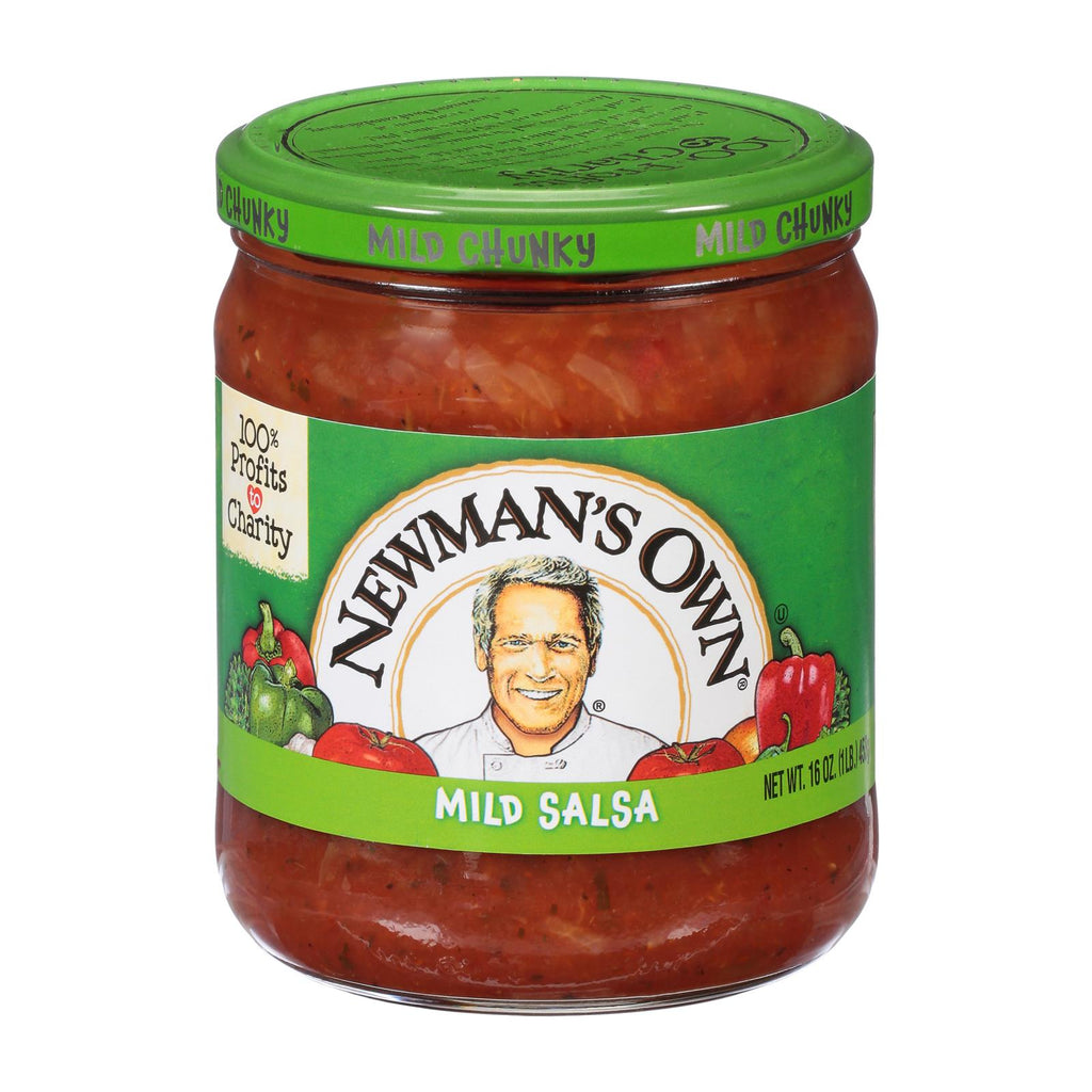 Newman's Own Mild Chunky Salsa - Case of 8 (16 Oz Each)