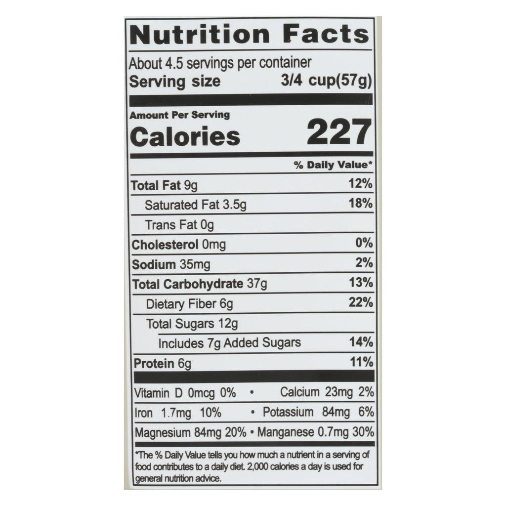 Living Intentions Organic Superfood Cacao Crunch Cereal, 9 oz (Case of 6)