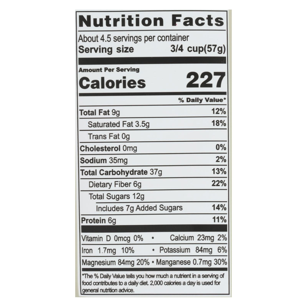 Living Intentions Organic Superfood Cacao Crunch Cereal, 9 oz (Case of 6)