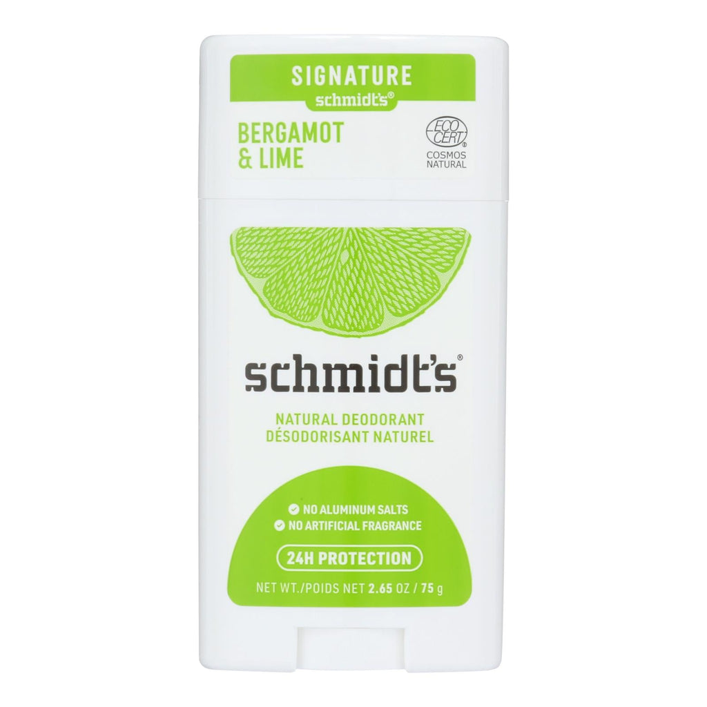 Schmidt's Bergamot & Lime Deodorant Stick, 2.65 oz
