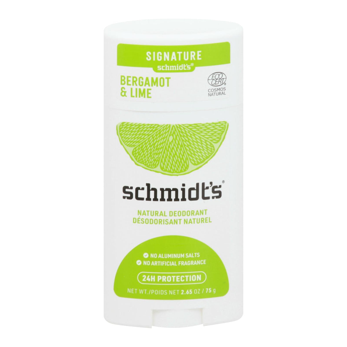 Schmidt's Bergamot & Lime Deodorant Stick, 2.65 oz