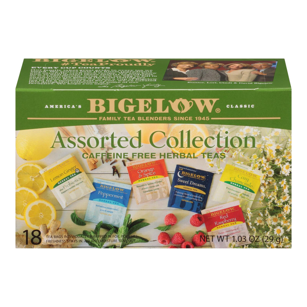 Bigelow Assorted Herbal Tea, 18 ct (Case of 6)