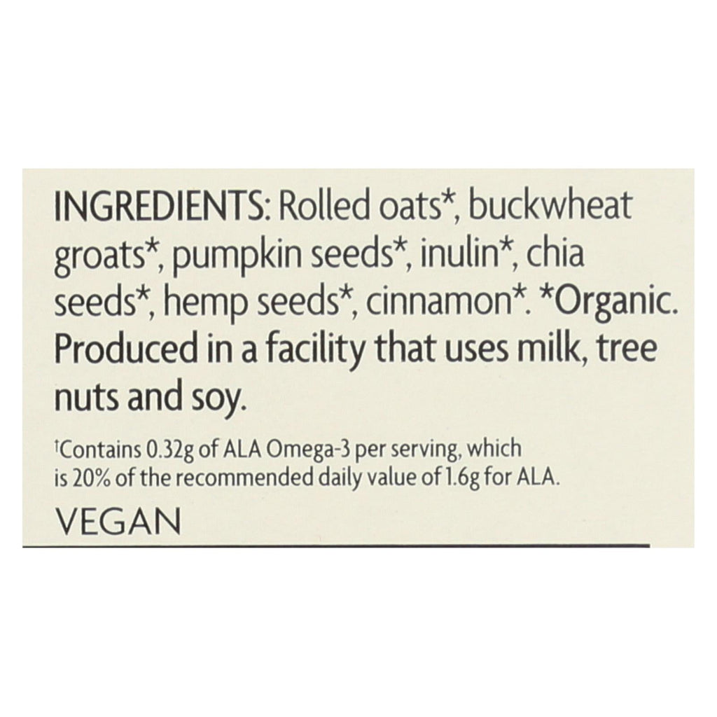 Nature's Path Organic Qi'a Superfood Hot Oatmeal, Cinnamon Pumpkin Seed, 8 oz (Case of 6)