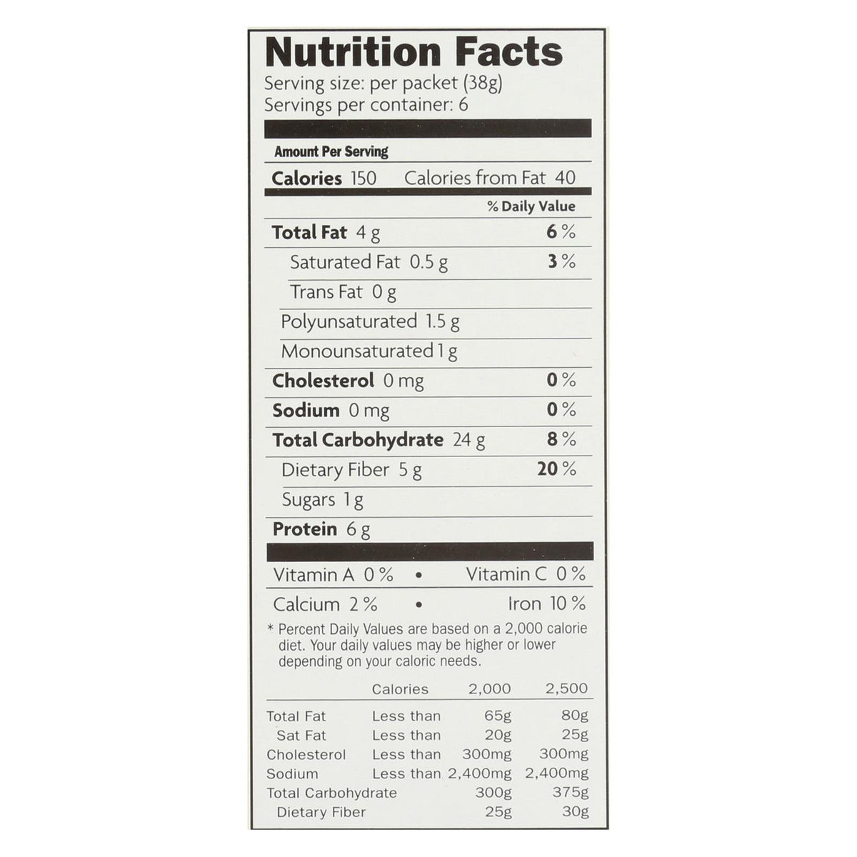 Nature's Path Organic Qi'a Superfood Hot Oatmeal, Cinnamon Pumpkin Seed, 8 oz (Case of 6)