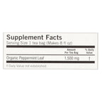 Yogi Organic Purely Peppermint Herbal Tea, Caffeine Free, 16 Tea Bags (Case of 6)
