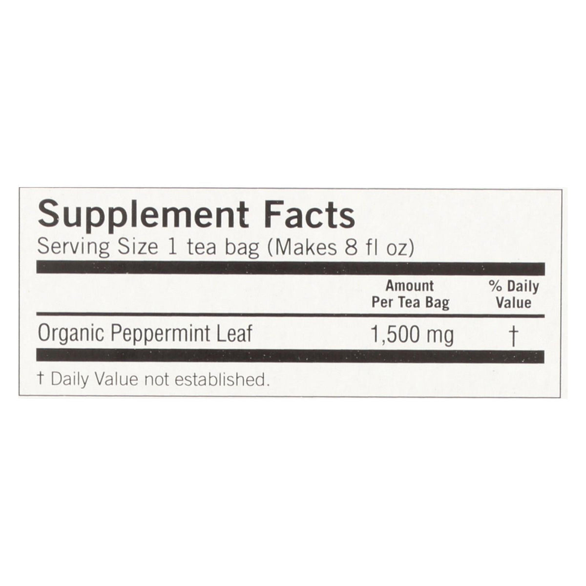 Yogi Organic Purely Peppermint Herbal Tea, Caffeine Free, 16 Tea Bags (Case of 6)