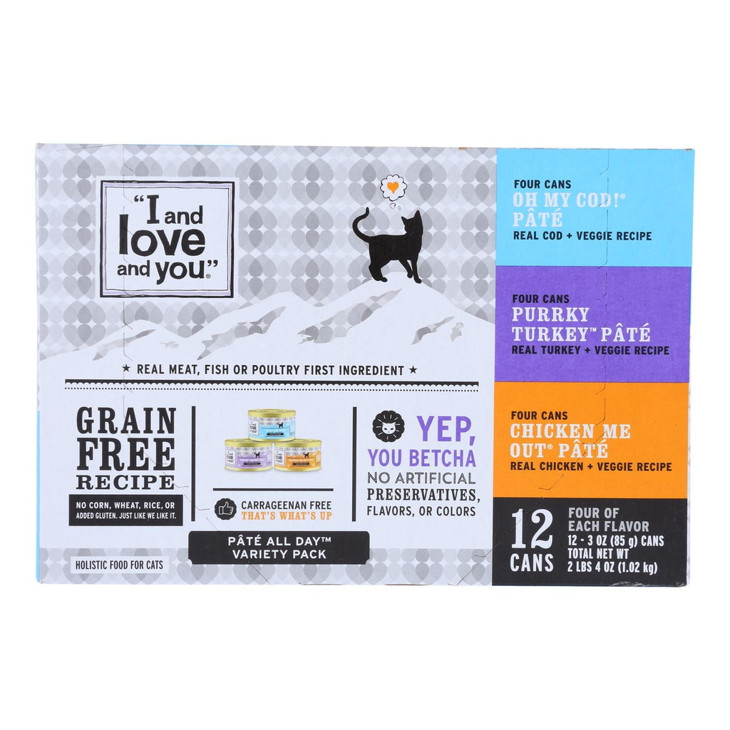 I and Love and You Holistic Cat Food, 12 x 3 oz (Case of 4)