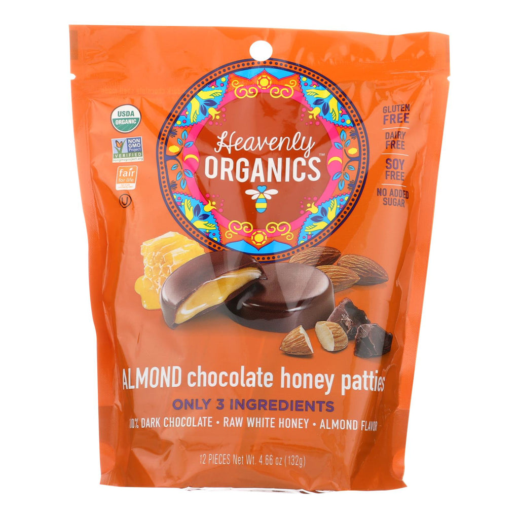 Heavenly Organics Chocolate Honey Pattie - 4.66 Oz. (Case of 6)