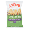 Boulder Canyon Malt Vinegar & Sea Salt Kettle Chips, 5.25 oz (Case of 12)