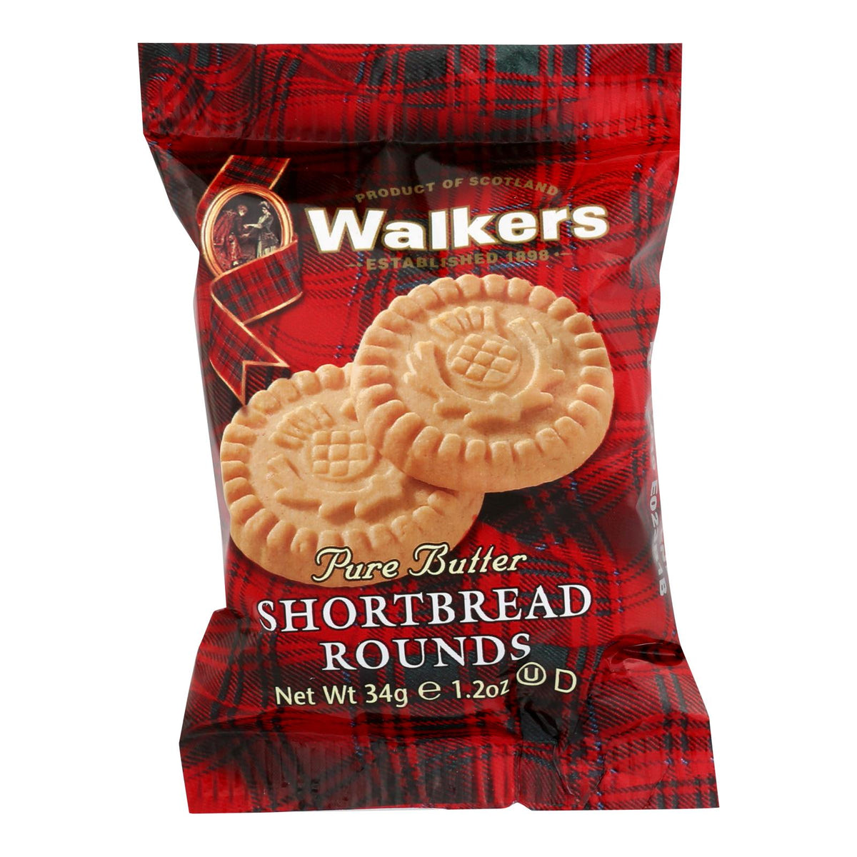 Walkers Shortbread Cookies, 1.2 oz (Case of 22)