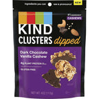 Kind Cluster Dark Chocolate Vanilla Cashew - 8-Pack of 4 Oz.