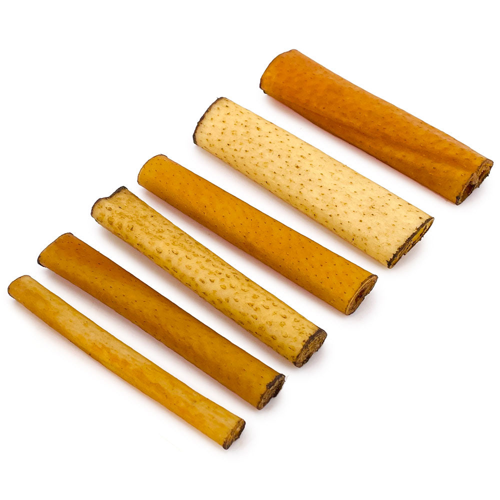 ValueBull USA Pig Skin Retriever Rolls for Dogs, 4 Inch, Smoked, 50 Count