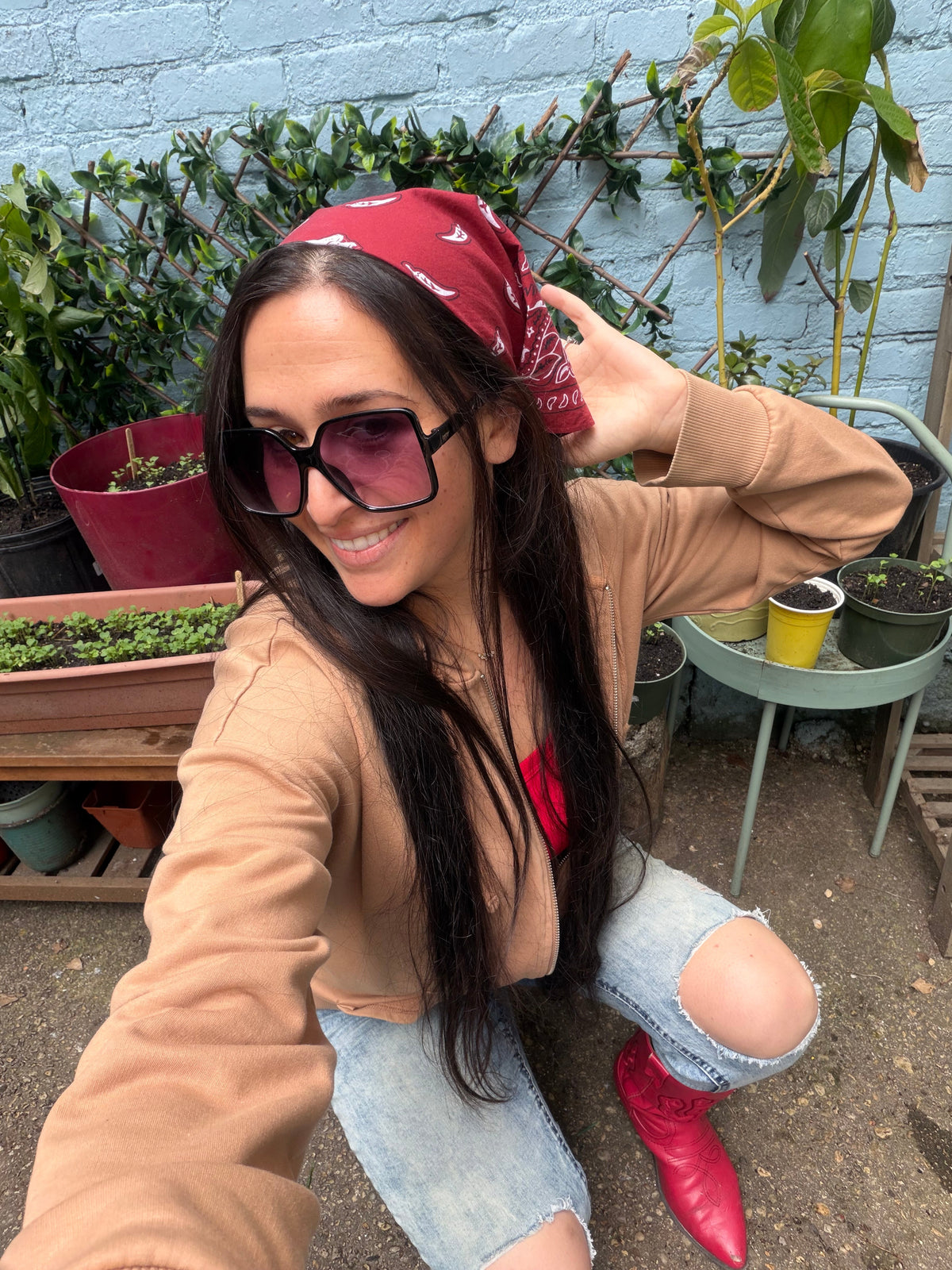Red Chili Bandana – 100% Cotton | Homestead's Closet x The Hot Sauce Girl