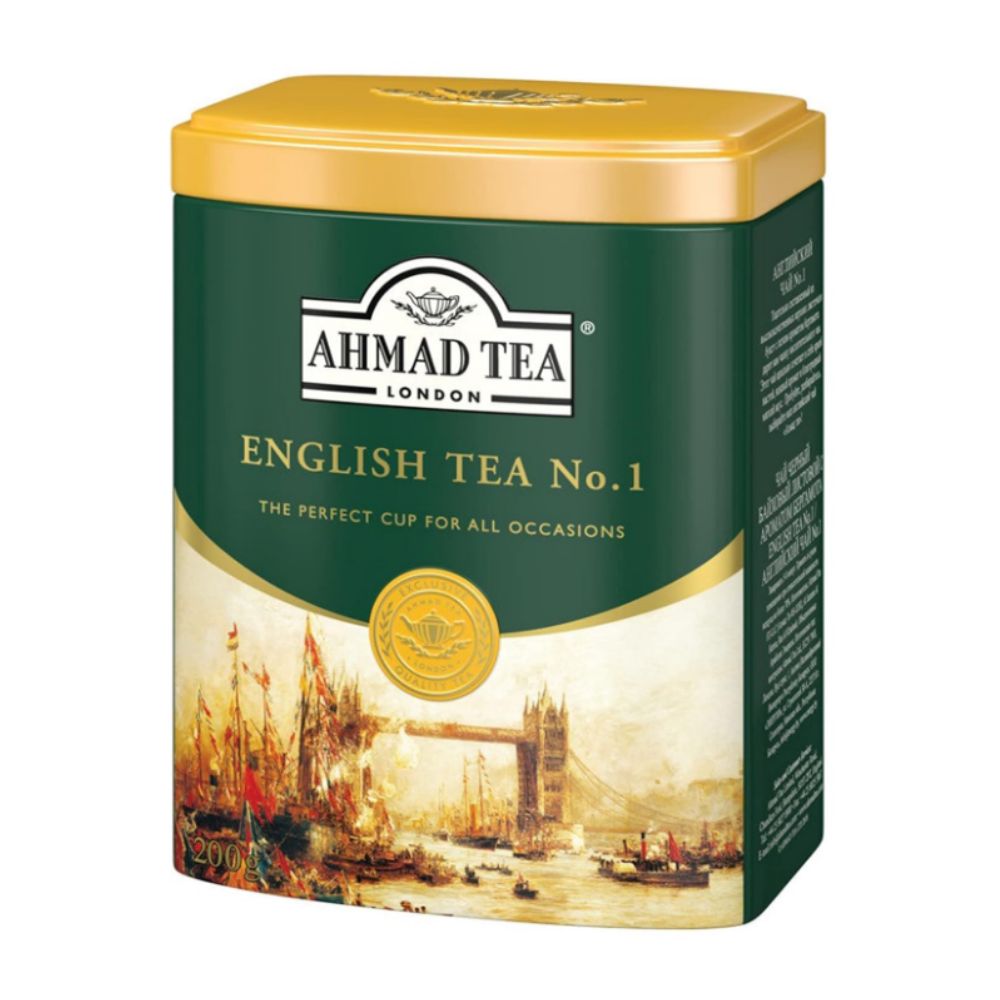 Ahmad English Tea No. 1 Loose Leaf Black Tea in Tin 7oz/200g