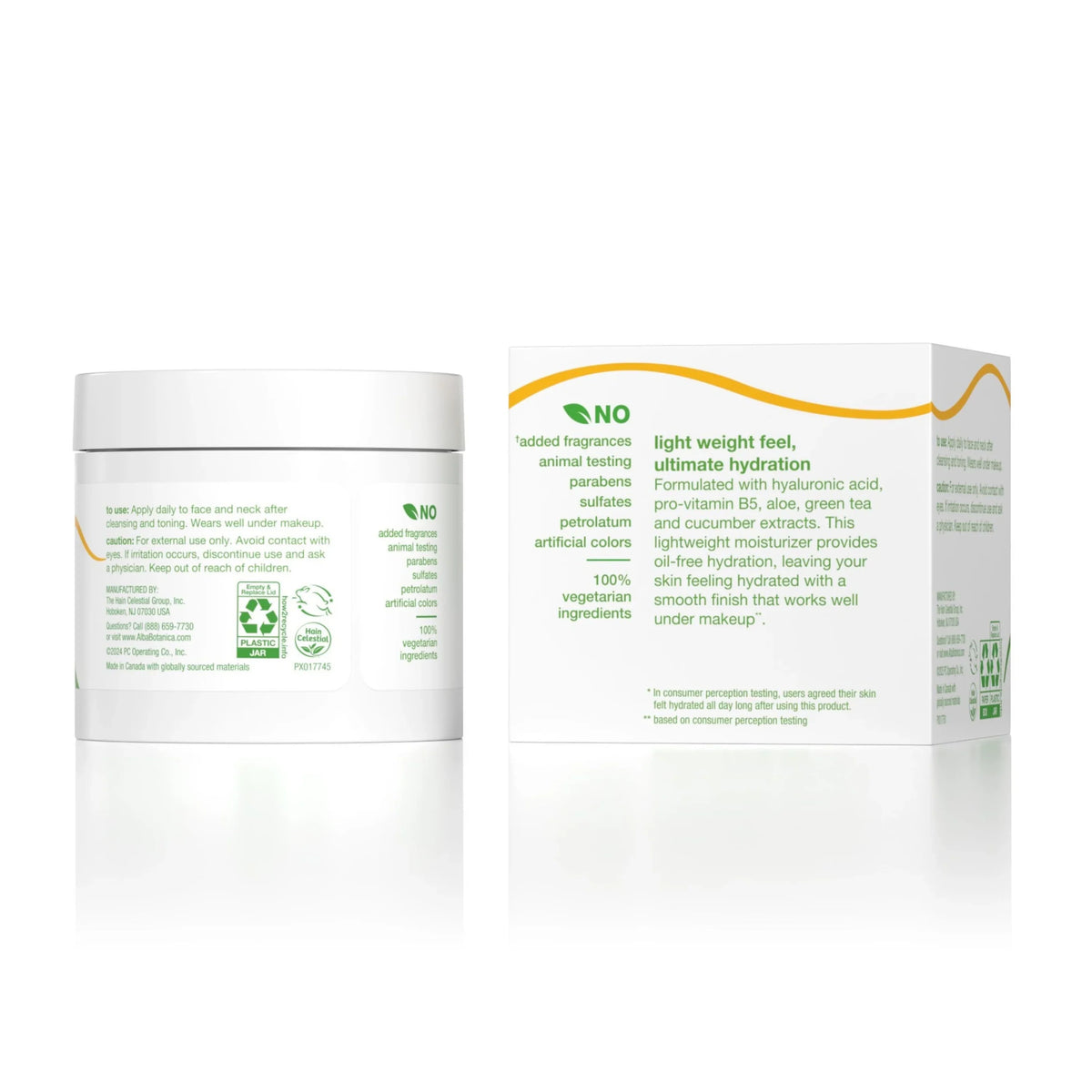 Alba Botanica - Hawaiian Aloe And Green Tea Moisturizer Oil-free - 3 Oz- Pack of 2