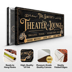 Personalized Theater Sign II