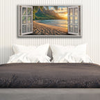 Beachfront Dreams Window Scenery Wall Art