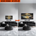 Upgrade Your 20x10 Inches 'Burning Bush - Faith Wall Art II' Canvas To 48x24 Inches