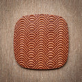 Artisan Leather Coaster Design 04