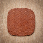 Artisan Leather Coaster Design 08