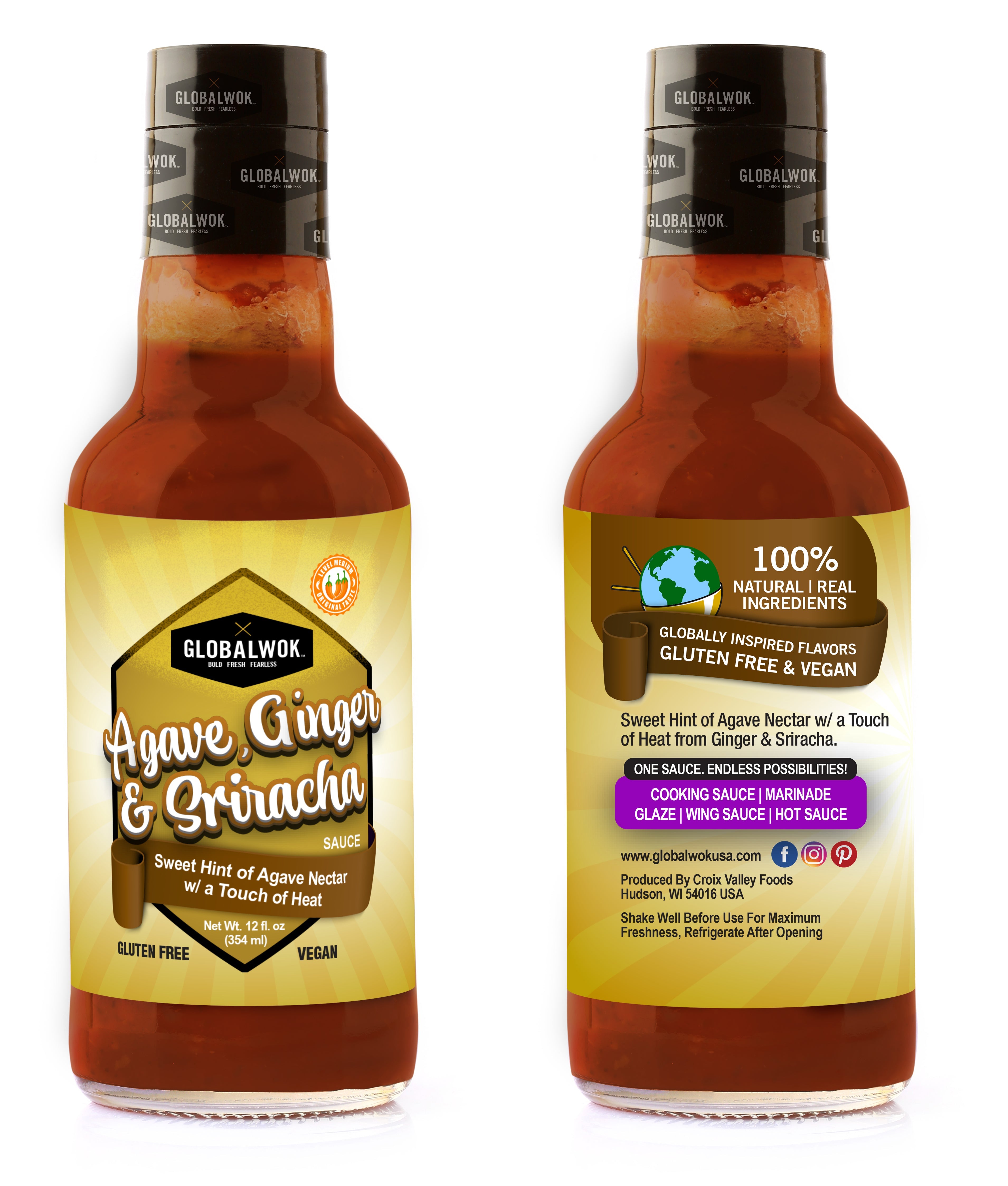 Agave, Ginger & Sriracha - HOT