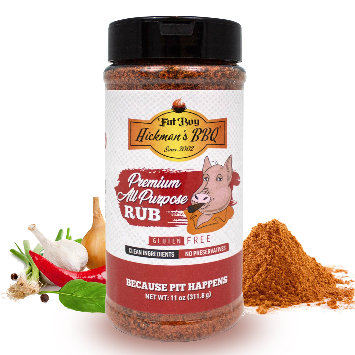 Premium All Purpose Gluten Free Keto Friendly BBQ Rub 8.6 oz