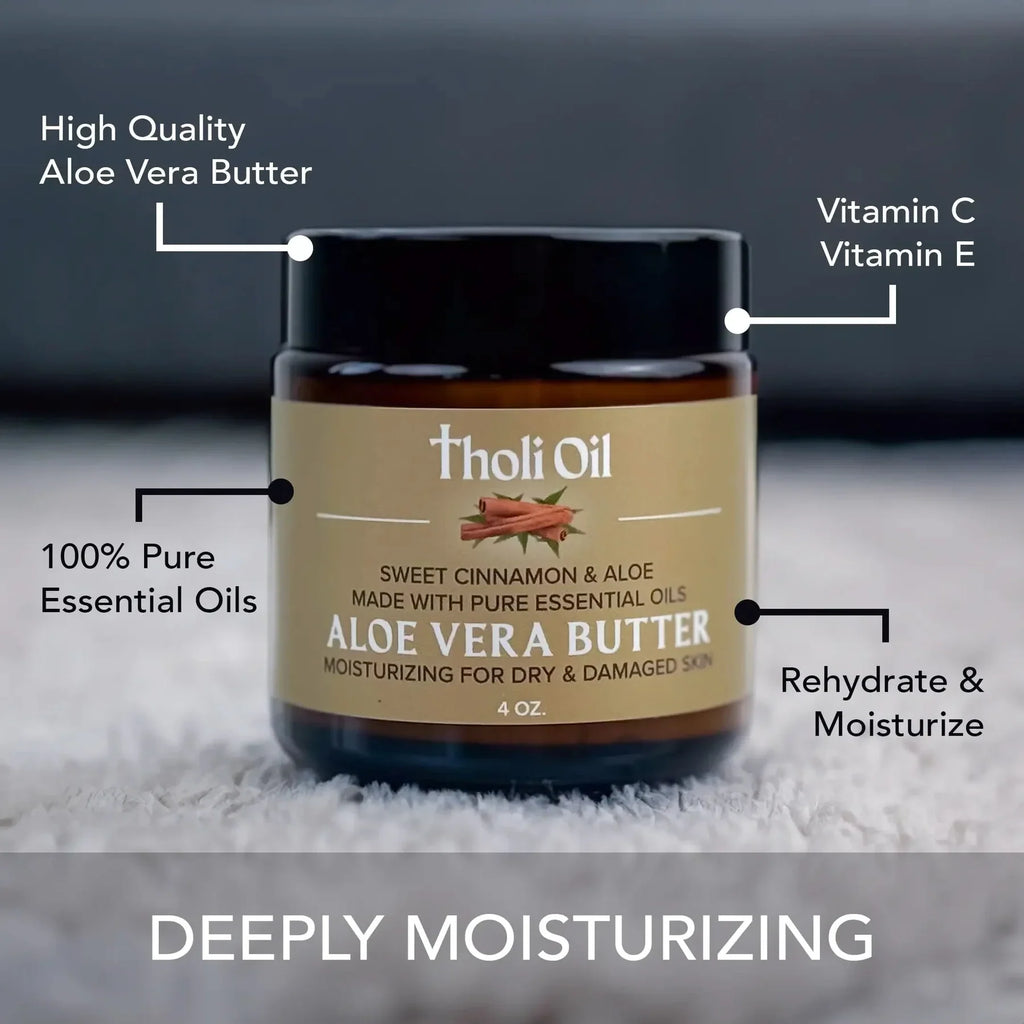 Aloe Vera Butter | Multiple Sizes | Vegan & Made in the USA | tHoli