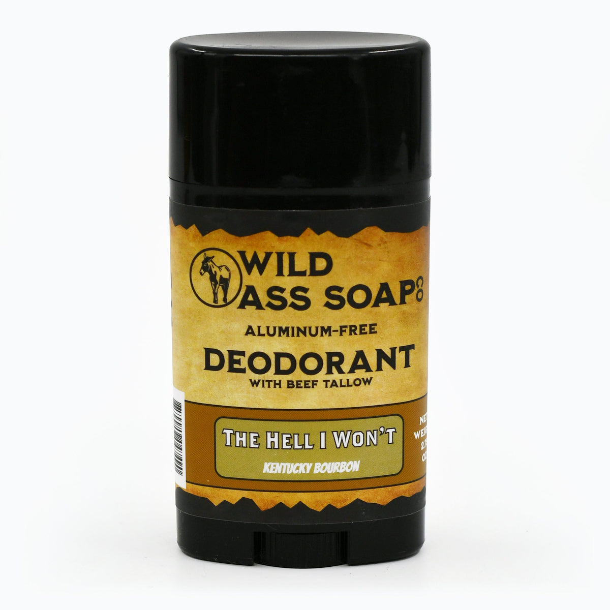 Aluminum-Free The Hell I Won't Beef Tallow Deodorant | 2.75 oz | Wild Ass Soap