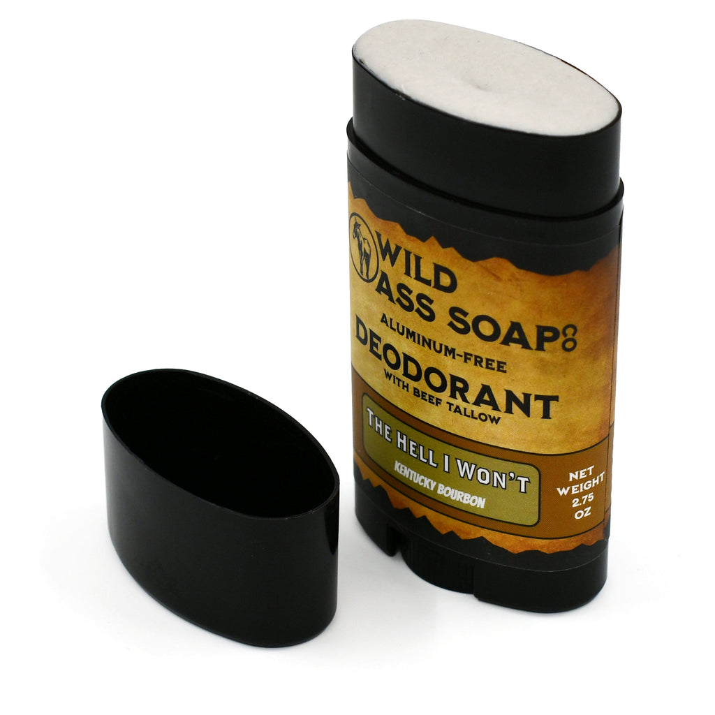 Aluminum-Free The Hell I Won't Beef Tallow Deodorant | 2.75 oz | Wild Ass Soap