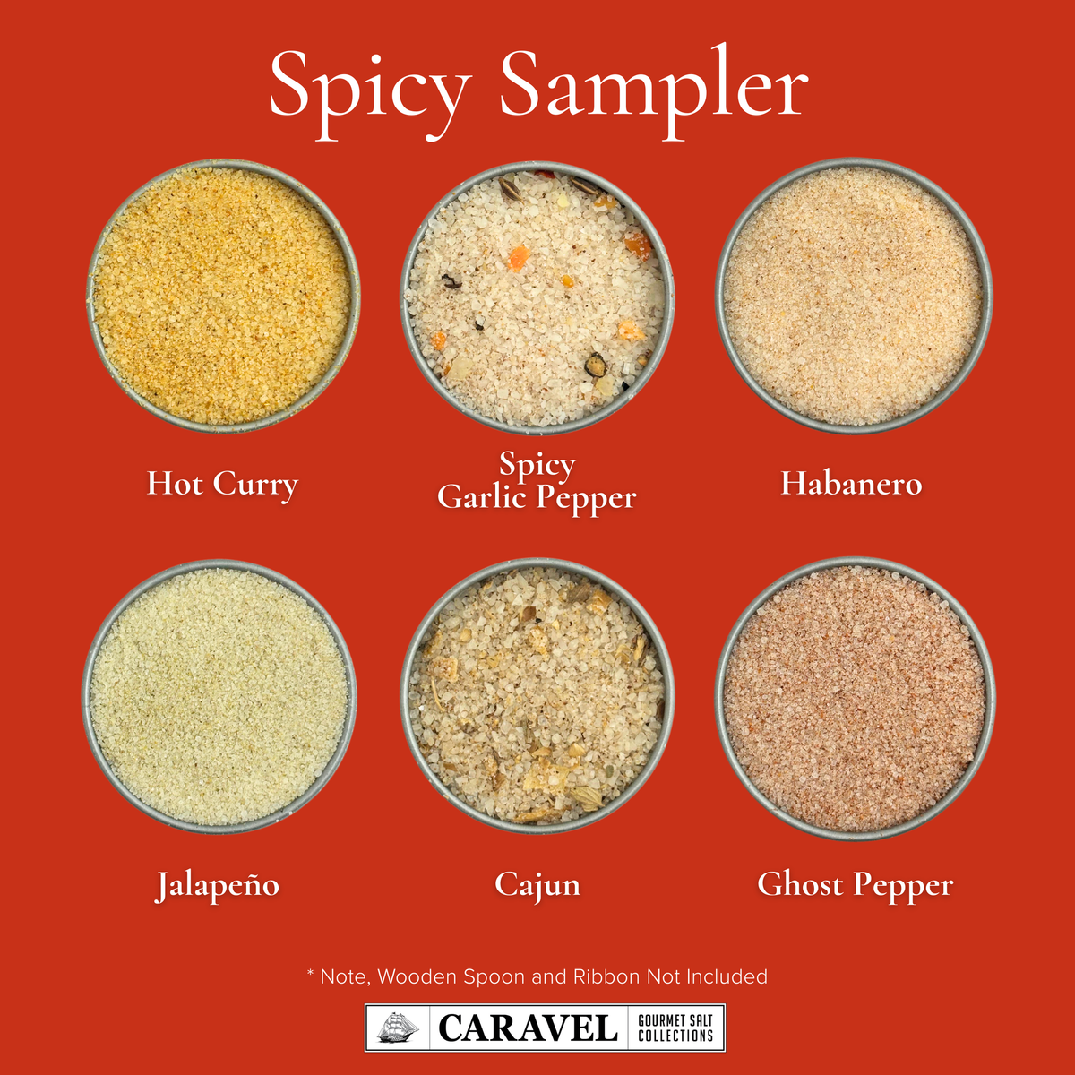 Gourmet Spicy Sea Salt Sampler