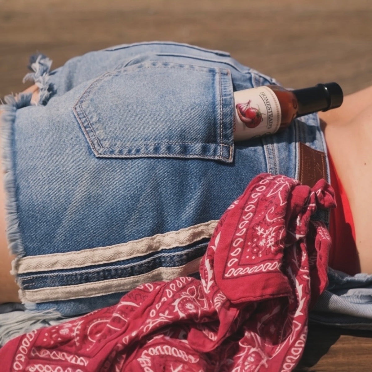 Red Chili Bandana – 100% Cotton | Homestead's Closet x The Hot Sauce Girl