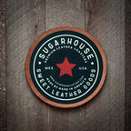 Whiskey Will Do Leather Coaster