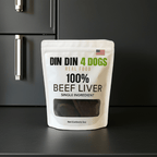 Beef Liver Dog Treats, 5 Ounce Bag, Single Ingredient, High Protein