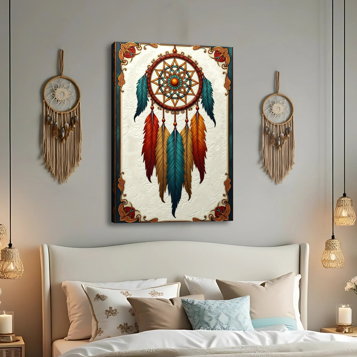 Whispering Feathers Wall Art V