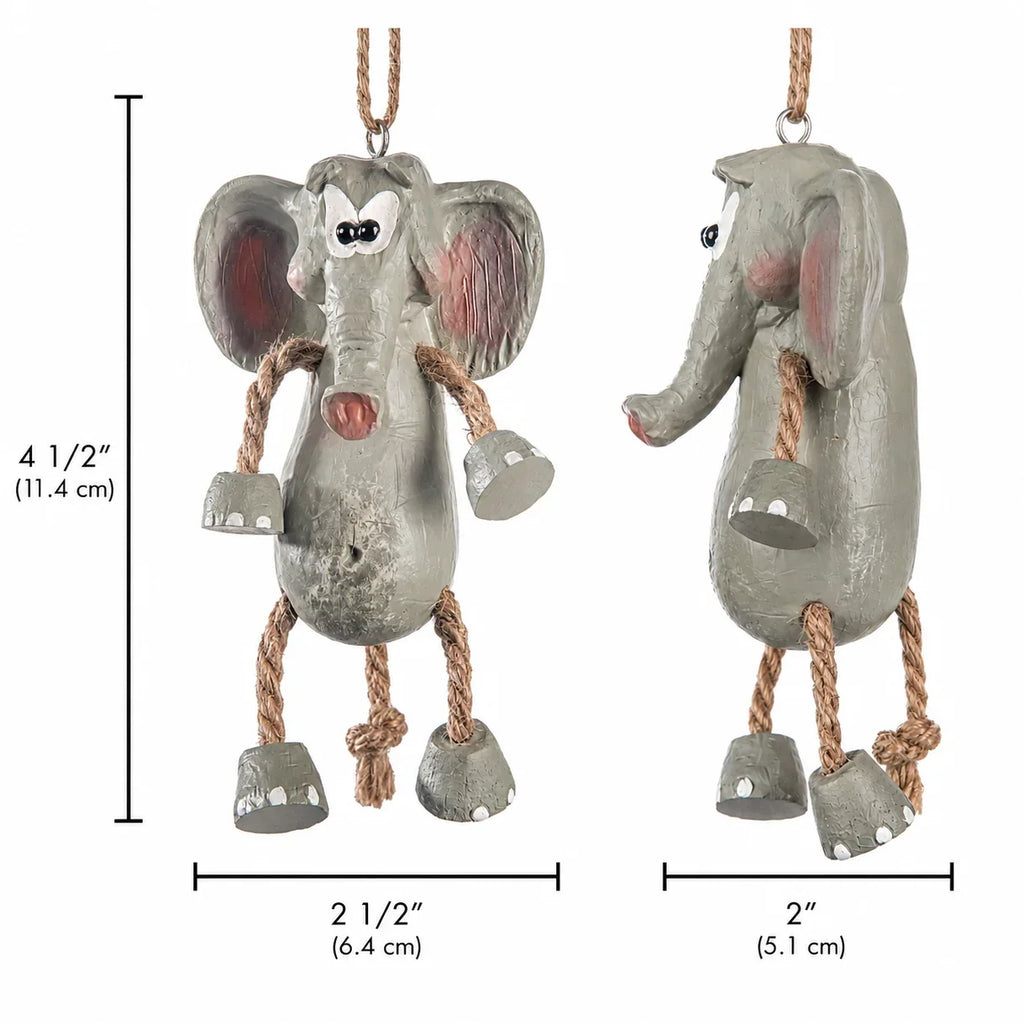 Dangly Elephant Ornament | Bert Anderson Collection