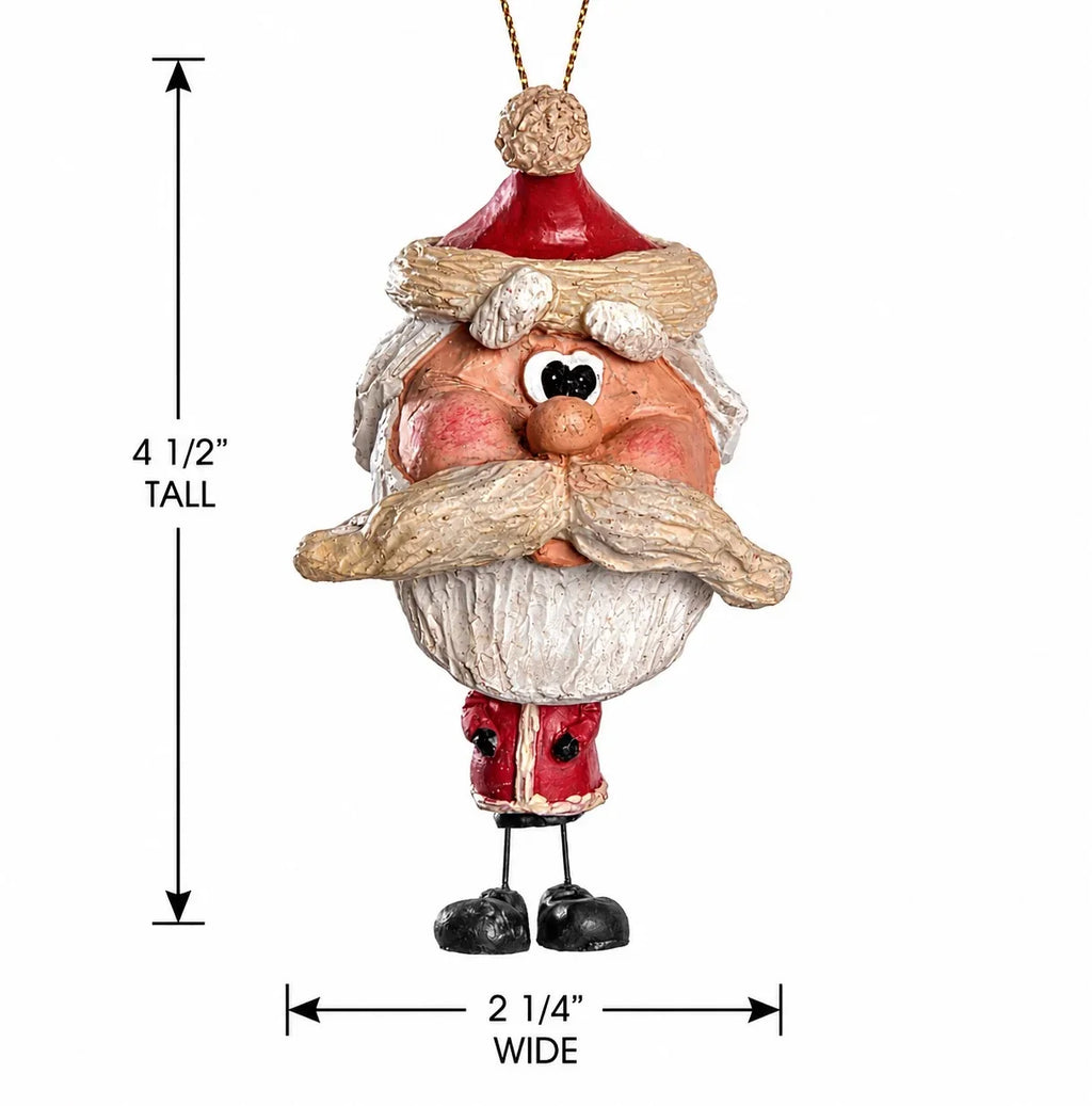 Rough Beard Santa Ornament | Bert Anderson Collection