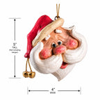 Large Santa Head with Handlebar Moustache | Bert Anderson Collection