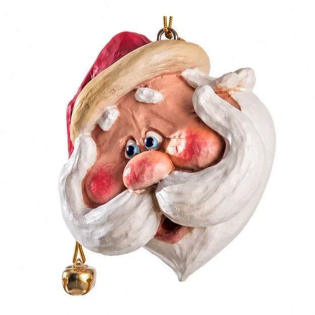 Large Santa Head with Handlebar Moustache | Bert Anderson Collection