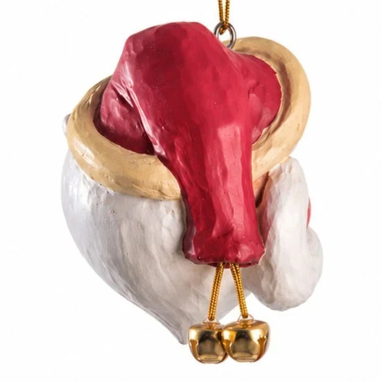 Large Santa Head with Handlebar Moustache | Bert Anderson Collection