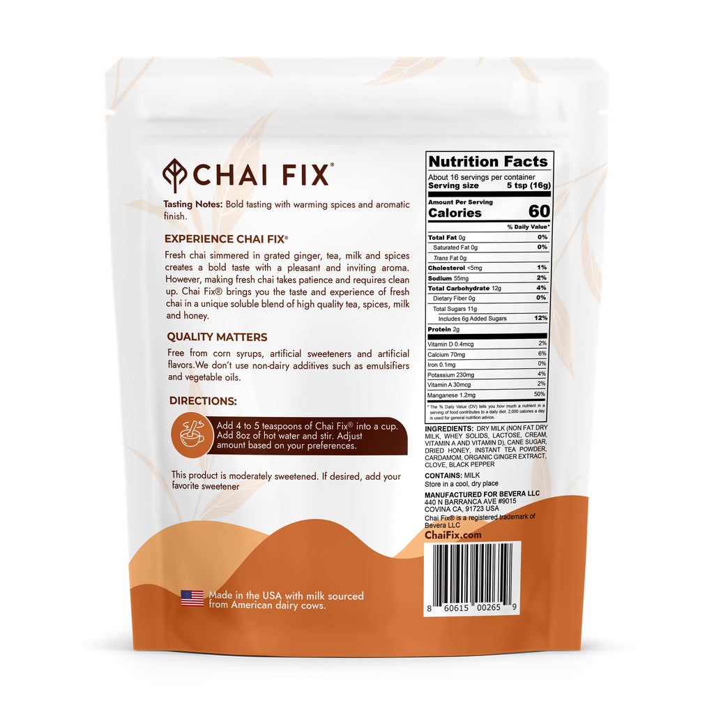 Chai Fix Instant Chai with Milk & Honey