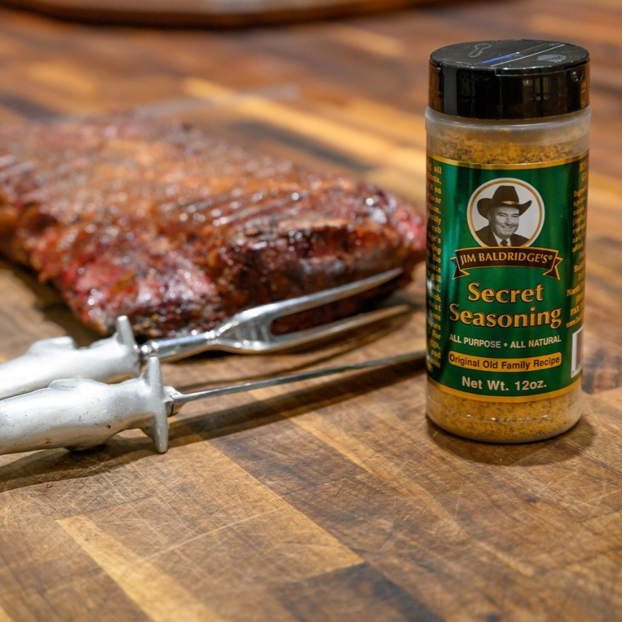 Jim Baldridge Secret Seasoning | Pack of 12 | 12 oz | Gluten Free | Baldridge Food Company