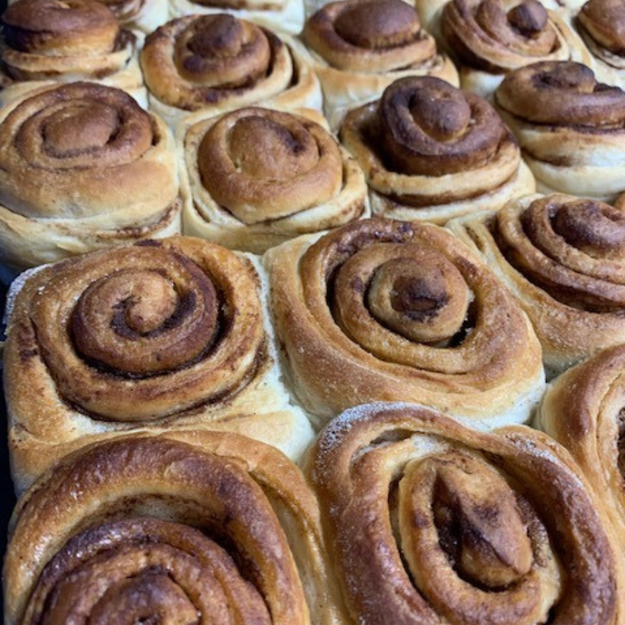 Precooked Cinnamon Rolls | Frosted and Pecan | 24 Rolls | Stacy Lynn's Baking Company | Shipping Included