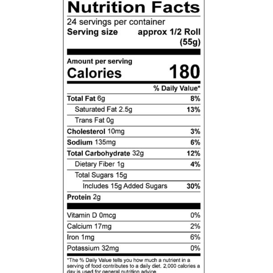 Precooked Frosted Cinnamon Rolls | Pack of 3 | 6 Rolls | Stacy Lynn's Baking Company | Shipping INcluded